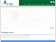Tablet Screenshot of matagalpamaps.com